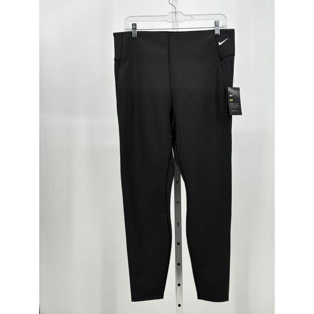 Nike Womens NK Sculpt Victory Tights 2XL Black High Rise Compression Athletic